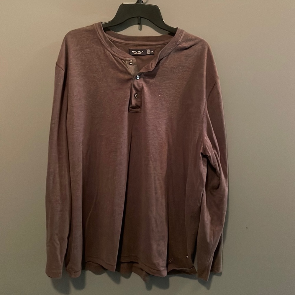 Nautica mens long sleeve shirt